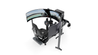 Simulateur de pilotage GT LPSIMU LP5 MOTION, vue plongeante droite