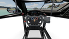 Simulateur de pilotage GT LPSIMU LP5 MOTION, vue du pilote