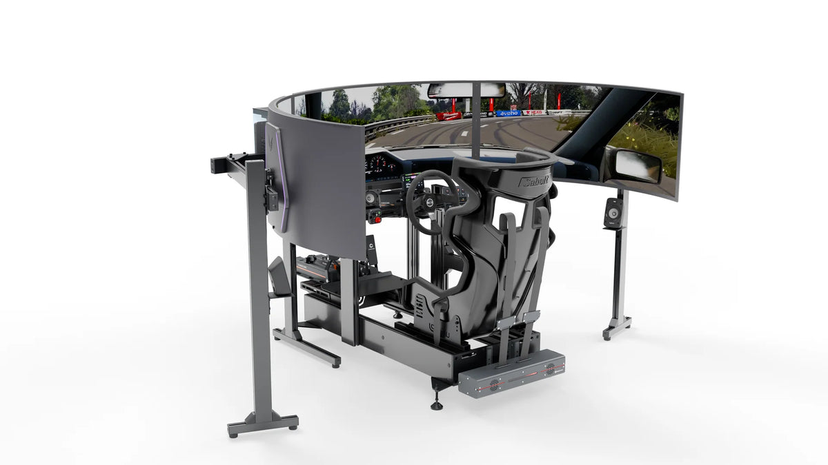 Simulateur Drift LP6 LPSIMU, vue d’ensemble de trois quarts gauche
