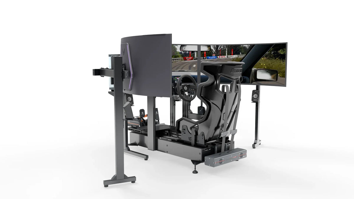 Simulateur Drift LP6 LPSIMU, vue générale en contre plongée gauche