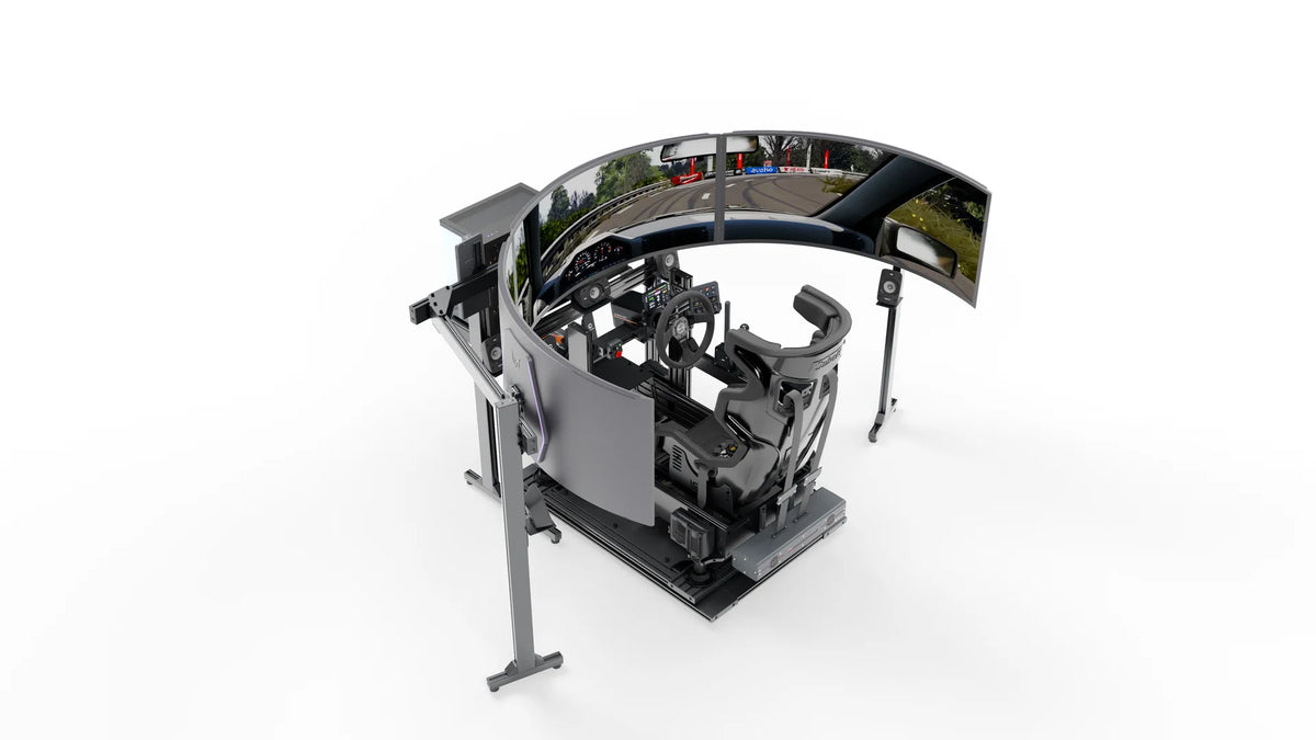 Simulateur Drift LP6 Motion LPSIMU, vue en plongée côté gauche