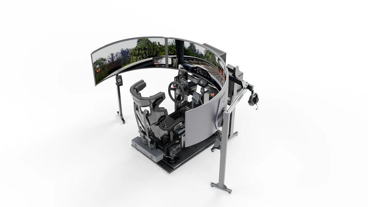 Simulateur Drift LP6 Motion LPSIMU, vue en plongée côté droit