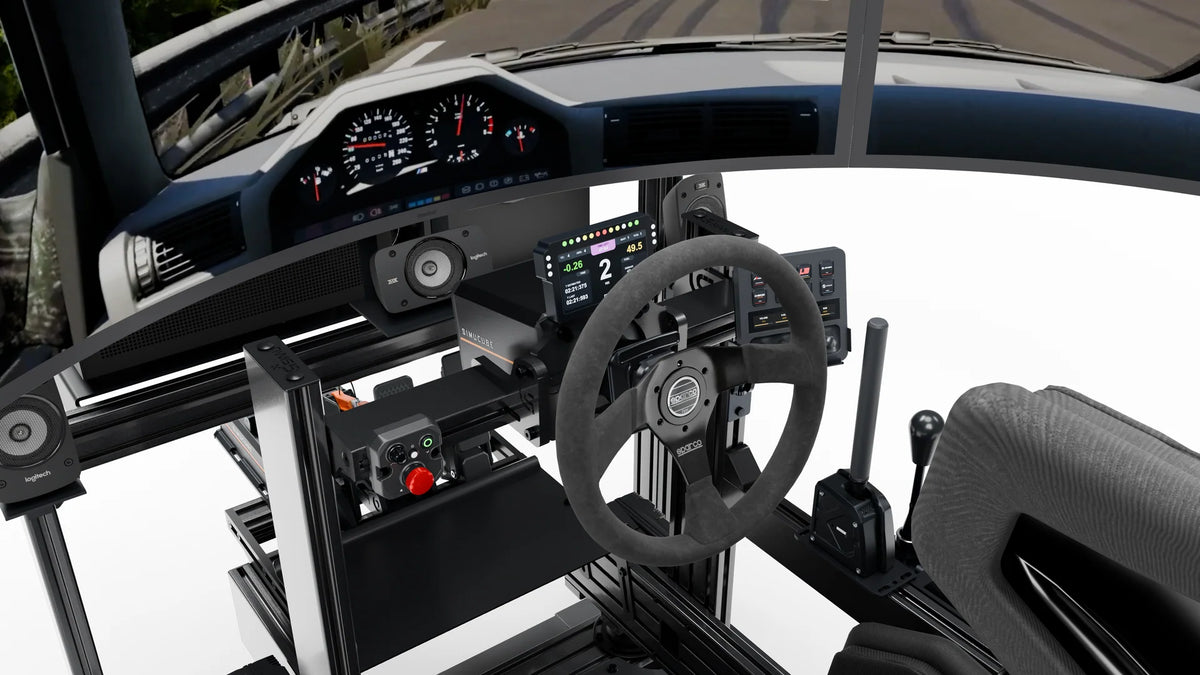 Simulateur Drift LP6 Motion LPSIMU, commandes de conduite côté gauche