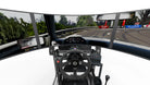 Simulateur Drift LP6 Motion LPSIMU, vue depuis la place du pilote