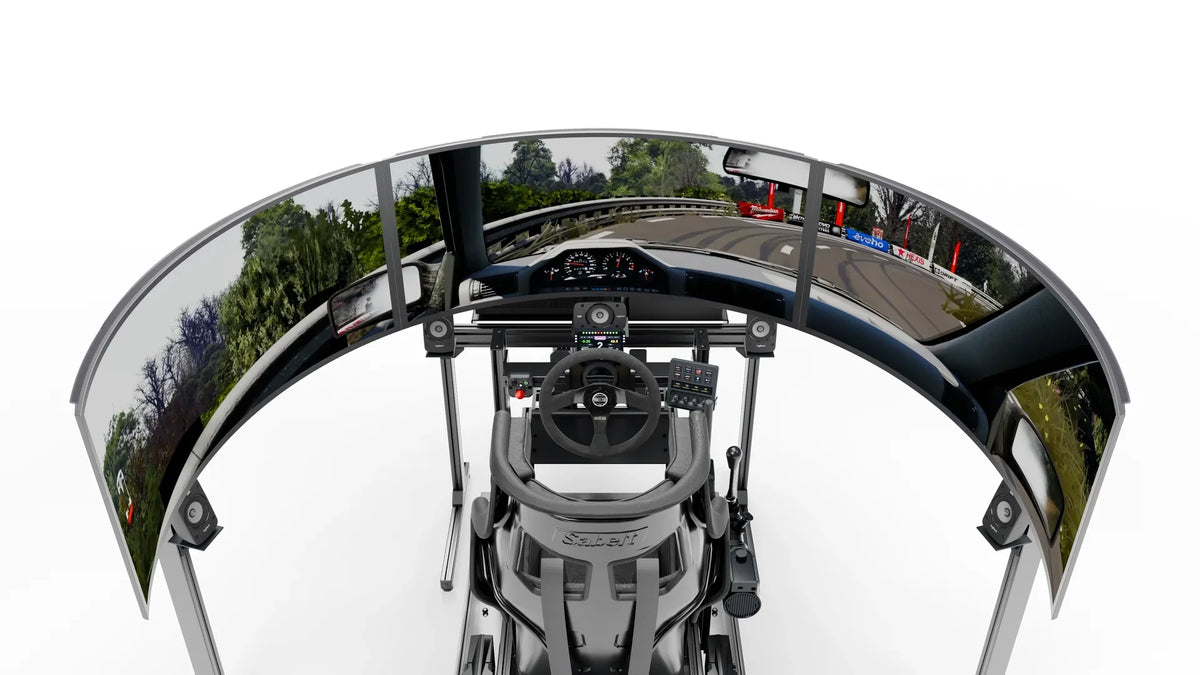 Simulateur Drift LP6 Motion LPSIMU, poste de conduite et affichage embarqué
