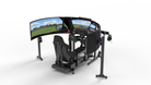 Simulateur de pilotage GT LPSIMU LP6 GT, vue trois quarts droite