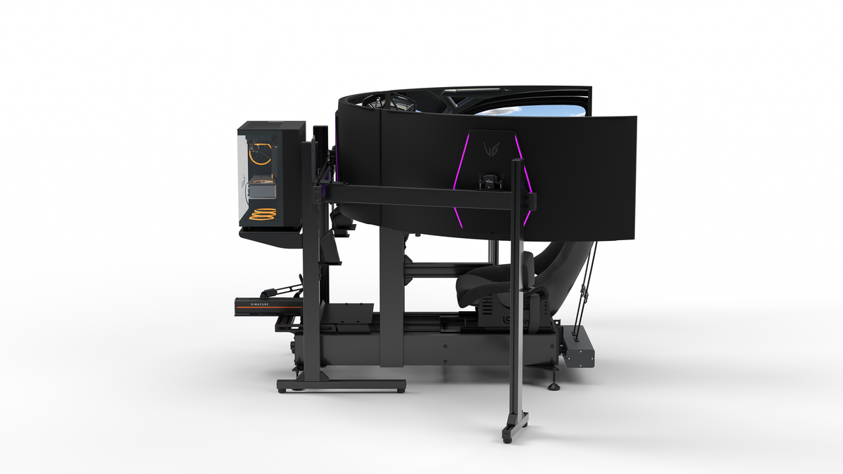 Simulateur de pilotage GT LPSIMU LP6 GT, profil gauche
