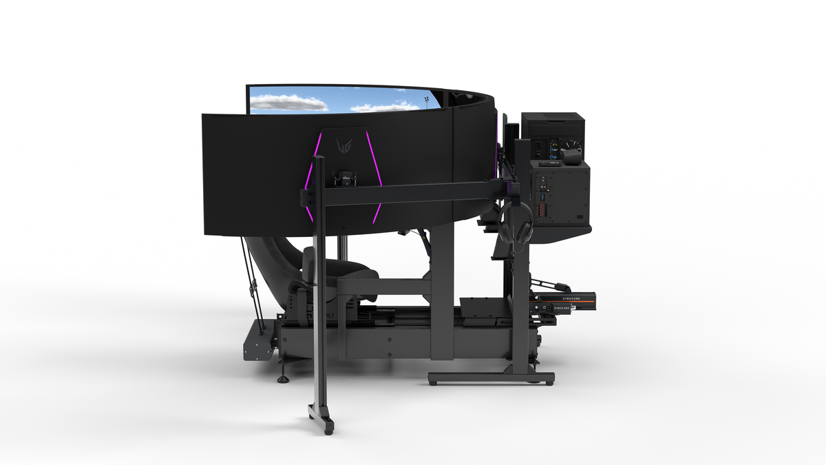 Simulateur de pilotage GT LPSIMU LP6 GT, profil droit