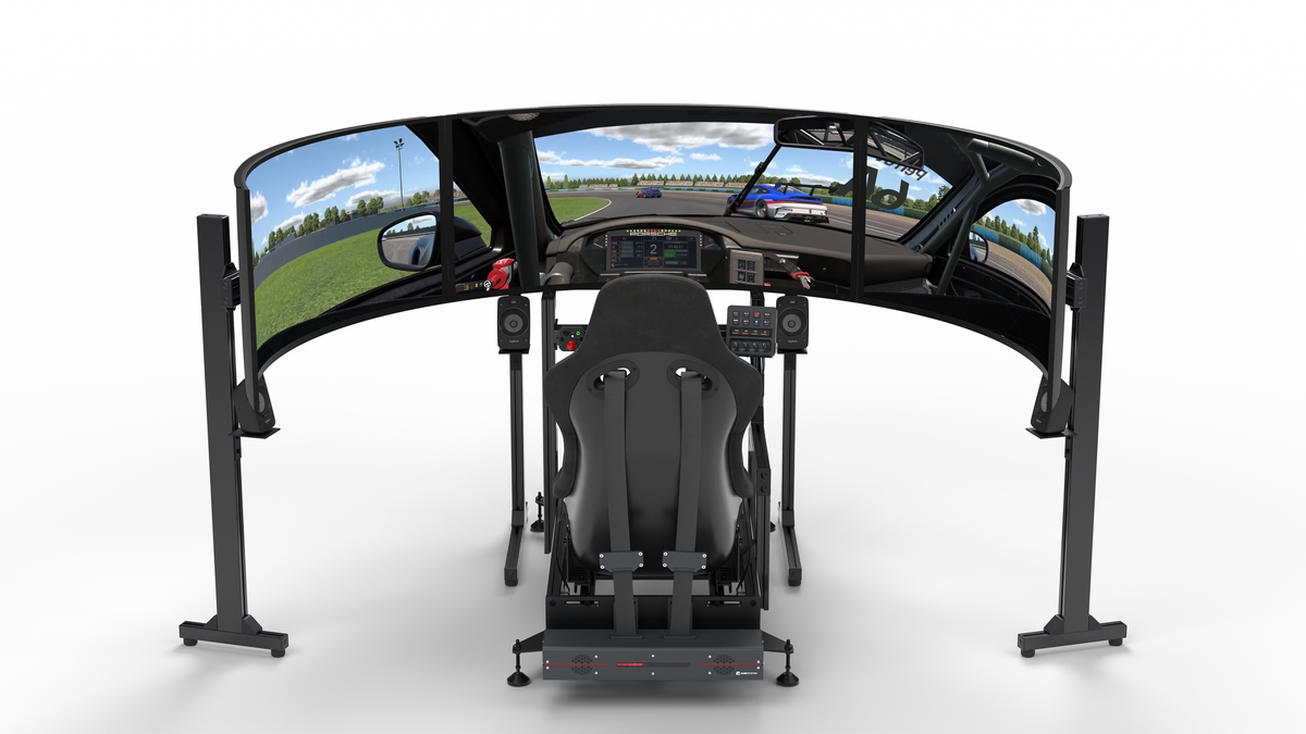 Simulateur de pilotage GT LPSIMU LP6 GT, vue arrière