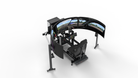 Simulateur de pilotage GT LPSIMU LP6 GT, vue plongeante gauche