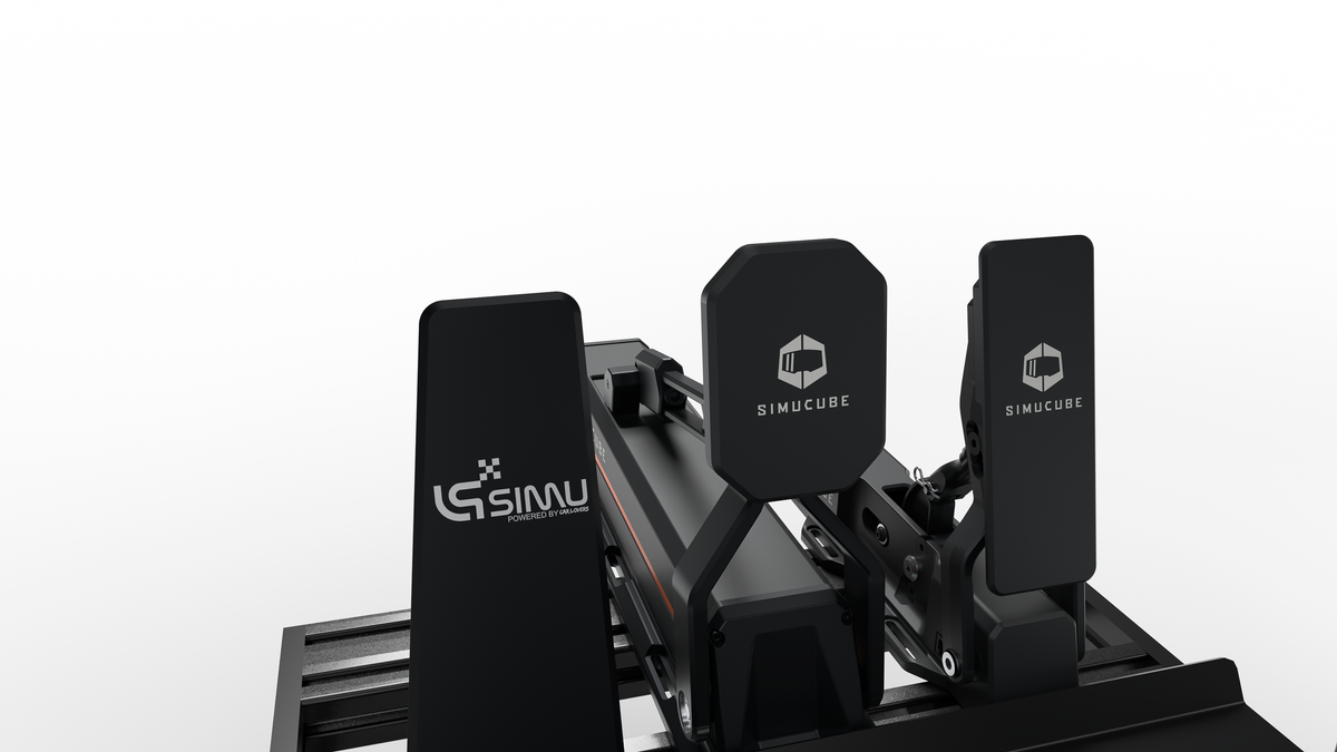 Simulateur de pilotage GT LPSIMU LP6 GT, pédalier