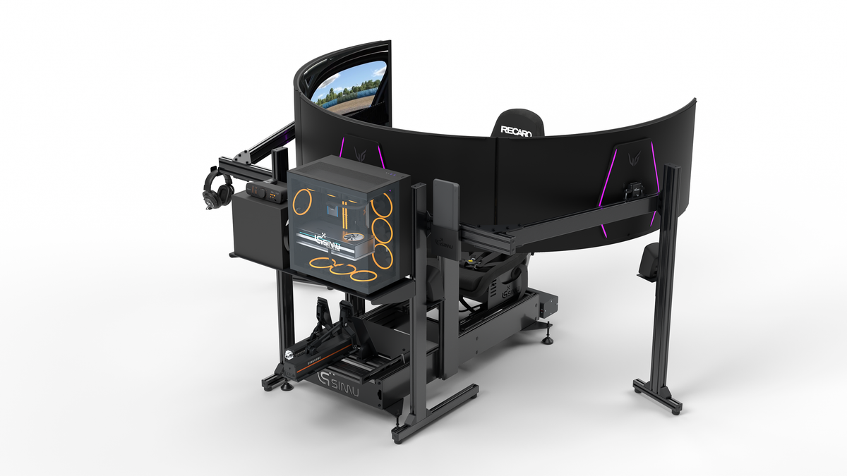 Simulateur de pilotage GT LPSIMU LP6 GT, équipements arrière