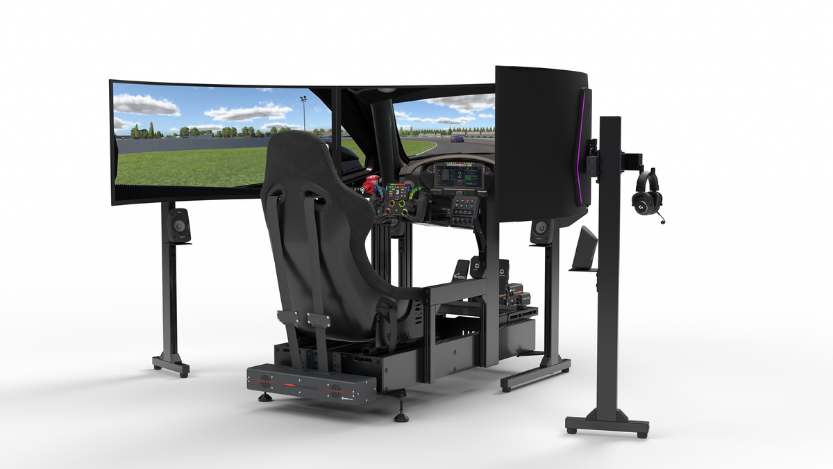 Simulateur de pilotage GT LPSIMU LP6 GT, vue basse droite