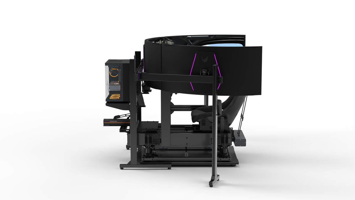 Simulateur de pilotage GT LPSIMU LP6 GT MOTION, profil gauche