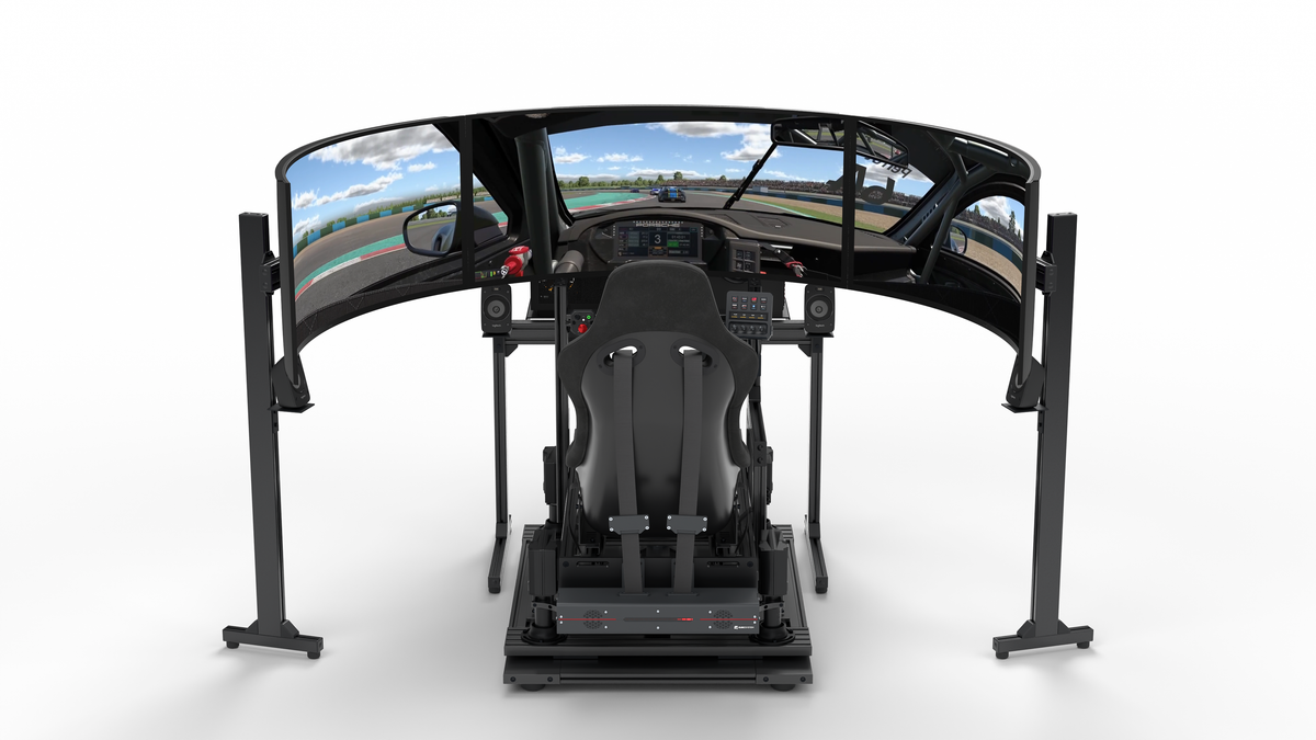 Vérins D-BOX GEN5 sous le châssis du LP6 GT MOTION