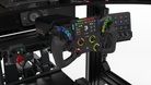 Simulateur de pilotage GT LPSIMU LP6 GT MOTION, commandes côté gauche