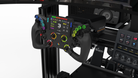 Simulateur de pilotage GT LPSIMU LP6 GT MOTION, commandes côté droit