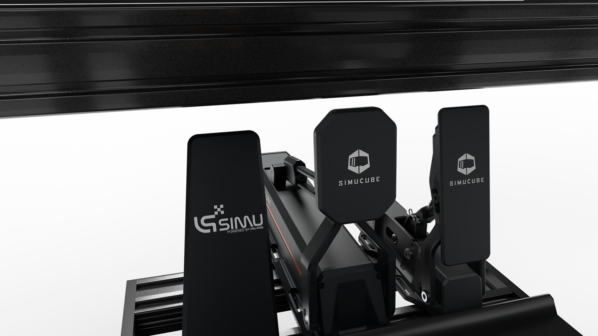 Pédalier Simucube ActivePedal Pro et Co-Pedal du LP6 GT MOTION
