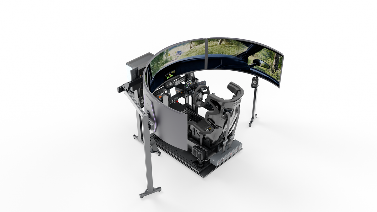 Simulateur Rallye LP6 MOTION — plongee gauche