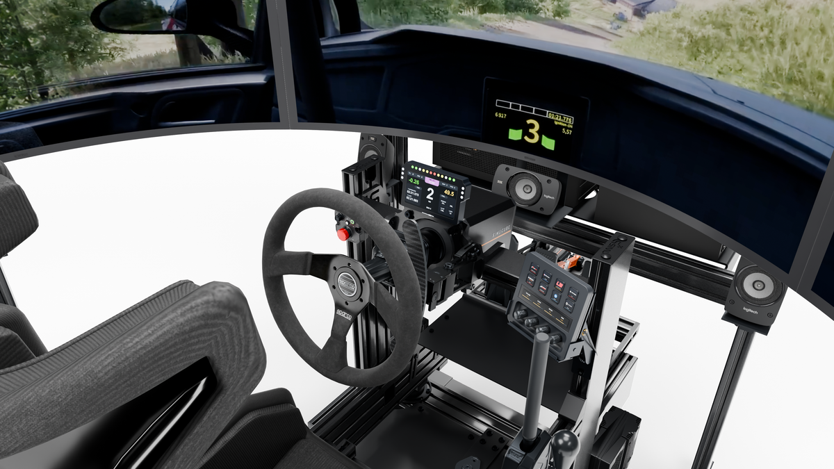 Elgato Stream Deck à portée du pilote de rallye