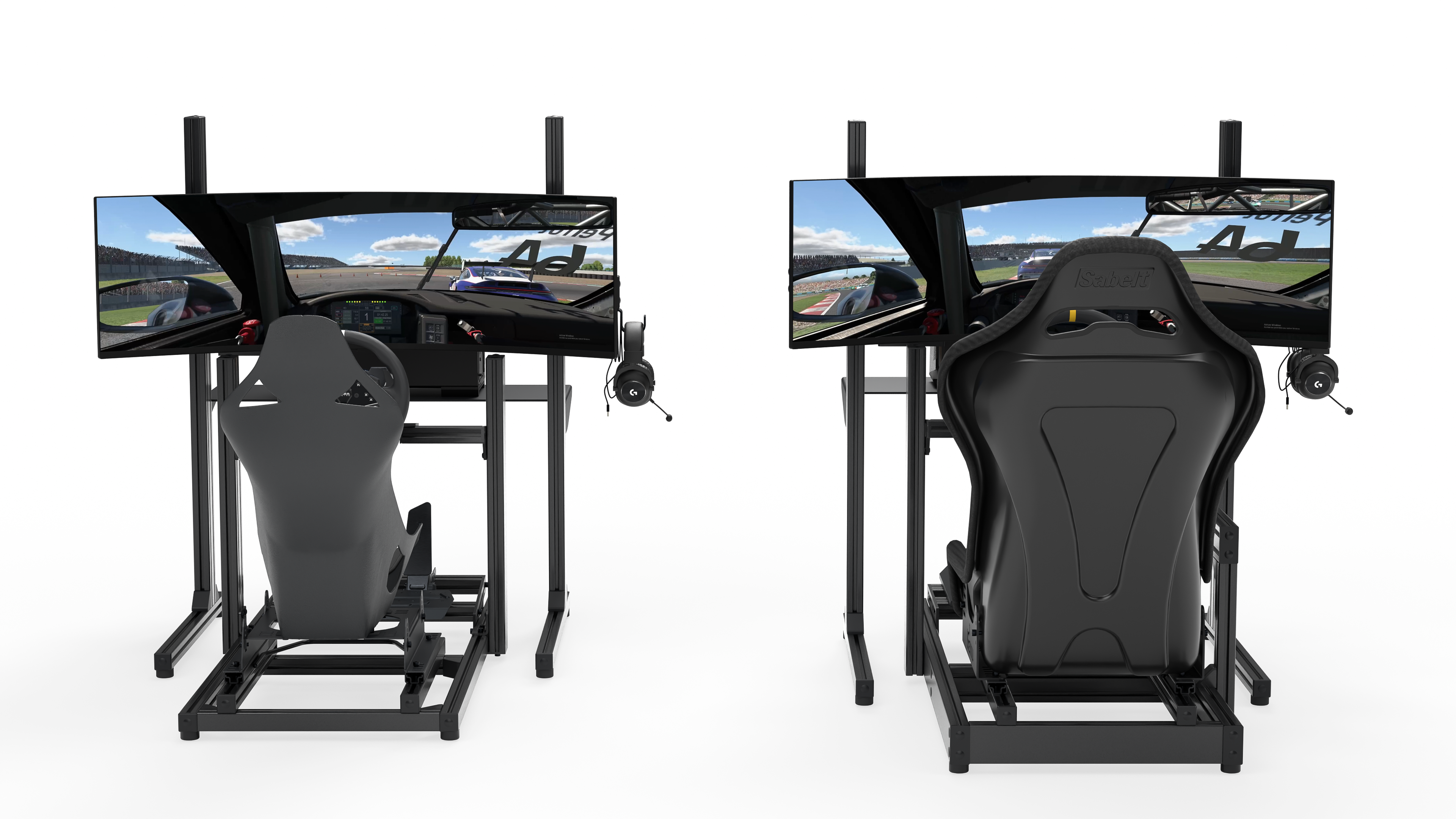 LPSIMU Father & Son pack: both simulators side by side, front view