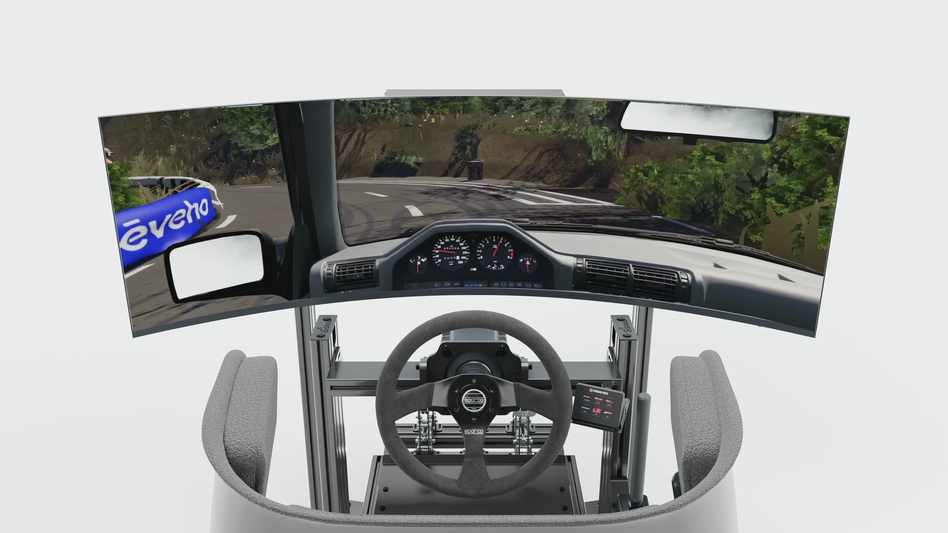 Vidéo embarquée du simulateur Drift LP4 LPSIMU