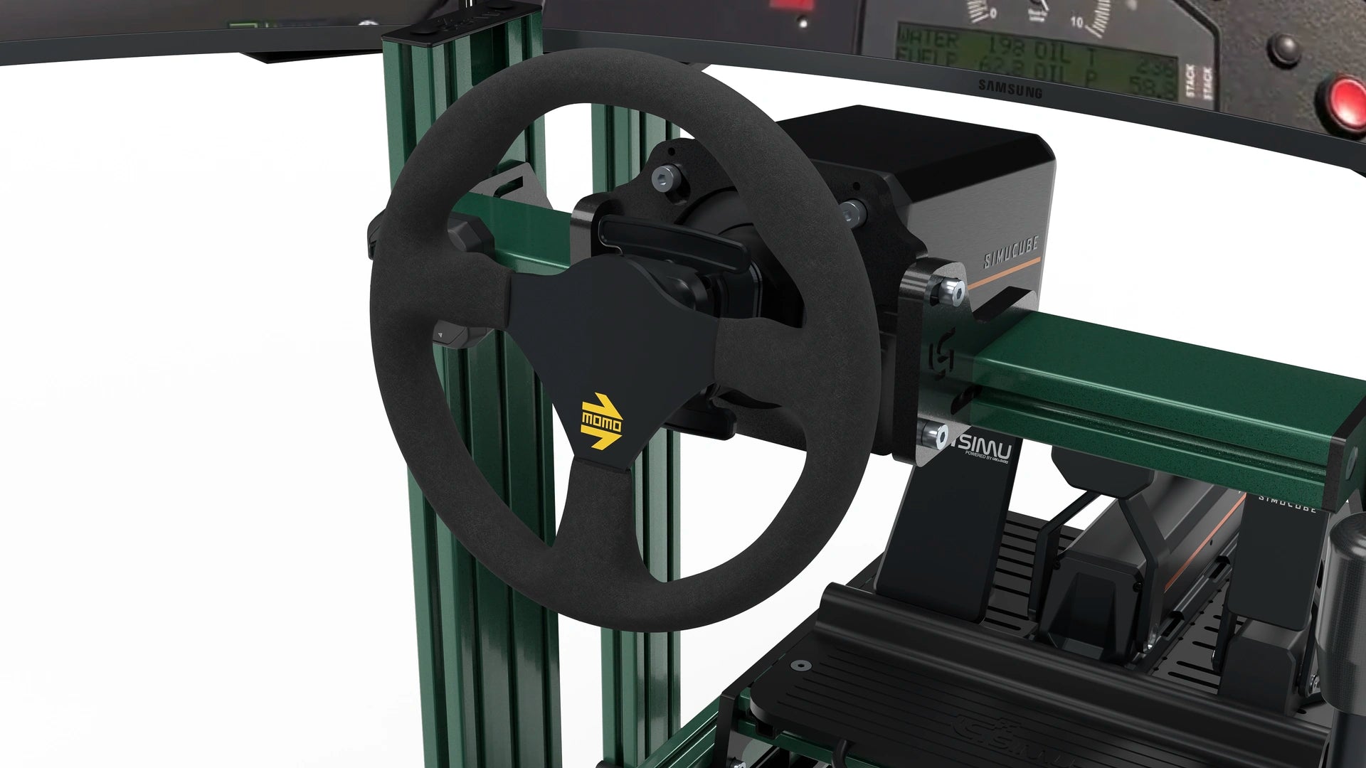 LP420R — Wheel and controls, right side