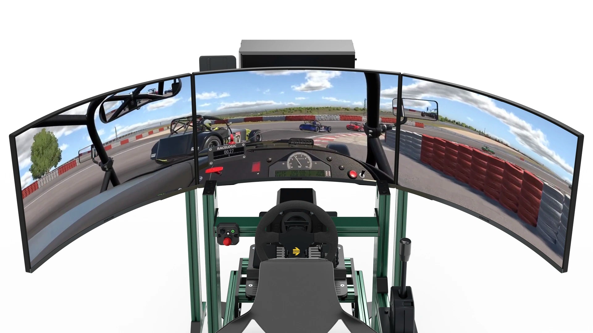 LP420R — Triple-screen view