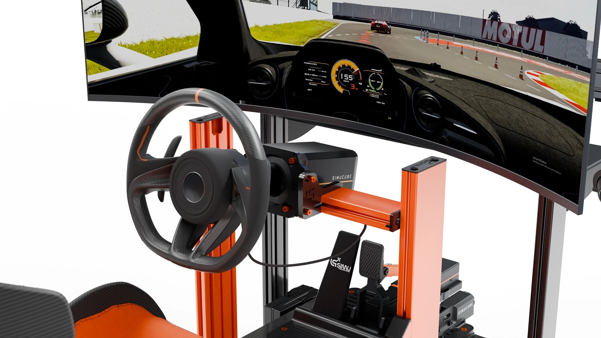 LP765 — Steering wheel and controls, right side