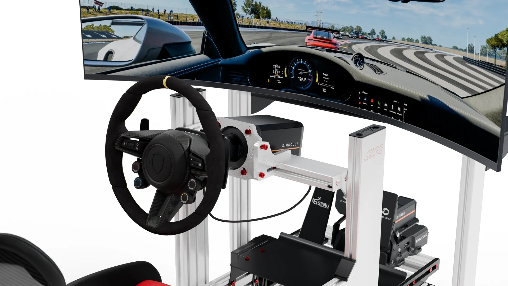 LPSR — Custom steering wheel — right side